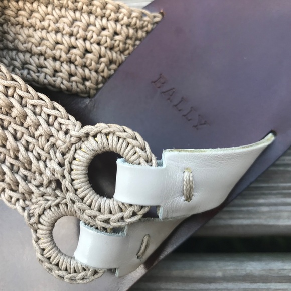 Bally Women Sandal Luxury Shoe Made in Italy Size - Picture 5 of 8